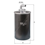 MAHLE Fuel Filter - KL775 (KL 775) - Genuine Part - CHRYSLER, DODGE & JEEP