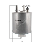 MAHLE Fuel Filter - KL834 (KL 834) - Genuine Part - RENAULT