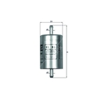 Mahle Fuel Filter KL86 (Fiat, Lancia)