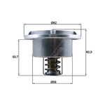 Mahle Heavy Duty Thermostat (THD-6-75) Fits: Volvo
