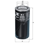 Mahle Hydraulic Filter HC2