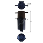 MAHLE Inline Fuel Filter KL 873 (KL873) - VW, Volkswagen Crafter 2.0