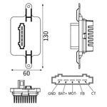 Mahle Interior Blower Regulator (ABR59000S) Fits: Peugeot