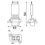 Mahle Interior Blower Resistor (ABR180000S) Fits: Ford