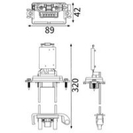 Mahle Interior Fan (AB123000S) Fits: Citroen