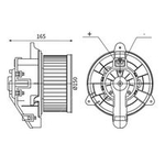 Mahle Interior Fan (AB417000S) Fits: Renault