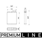 Mahle Interior Heat Exchanger (AH368000S) Fits: Ford