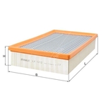 Mahle Air Filter Insert (LX1212) For BMW