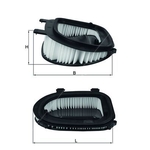 Mahle Air Filter Insert (LX3541) For BMW