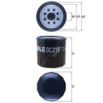 Mahle Oil Filter OC215 (Daihatsu, Suz.)