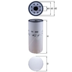 Mahle Oil Filter OC282 (Volvo (BY - PASS))