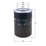 Mahle Oil Filter OC308 (Fiat, Iveco, Same)