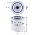 Mahle Oil Filter OC313 (Volvo S40, V40)