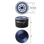 Mahle Oil Filter OC384 (Ford, Renault (Replaces OC4))