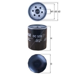 Mahle Oil Filter OC535 (Ford Focus, C-Max, S-Max)
