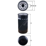 Mahle Oil Filter OC584 (Isuzu Trooper)