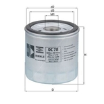 Mahle Oil Filter OC78 (Audi)