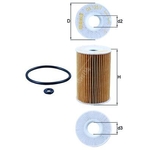 Mahle Oil Filter (OX1351D)