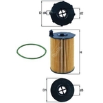 MAHLE Oil Filter - OX420D (OX 420D)  - Genuine Part - AUDI, PORSCHE & VW