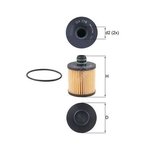 MAHLE Oil Filter - OX779D (OX 779D)  - Genuine Part