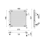 Mahle Radiator (CR2071000P) Fits: Nissan