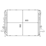 Mahle Radiator (CR2577000S) Fits: Land Rover