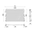 Mahle Radiator (CR2640001P)