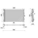 Mahle Radiator (CR2710000P)
