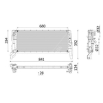 Mahle Radiator (CR2763000P)