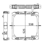 Mahle Radiator (CR2864000P) Fits: Fiat