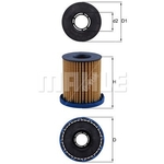 Mahle Oil Filter (OX1350) - Fits: Opel / Vauxhall