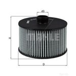 Oil Filter Element - MAHLE OX968D - Dacia, Mercedes Benz, Renault, Nissan & Smart