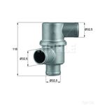 Thermostat Housing - MAHLE TH 37 80