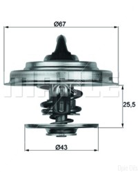 Thermostat Insert - MAHLE TX 18 79D