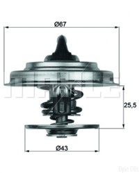 Thermostat Insert - MAHLE TX 18 87D