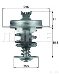 Thermostat Insert - MAHLE TX 67 83D