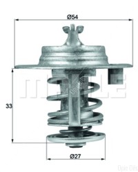 Thermostat Insert - MAHLE TX 95 83D