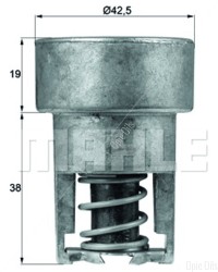Thermostat Insert - MAHLE TX 98 89