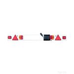 5' / 1.52m Lighting / Trailer Board with 6m Cable and Fog Lamps - Maypole - 12V