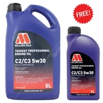 Millers Oils Trident Professional C2/C3 5w-30 Fully Synthetic Engine Oil