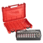 Milwaukee 1/2 Inch Drive Ratchet + Socket - Metric