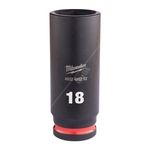 Milwaukee SHOCKWAVE Deep Impact Socket - 3/8 Inch Drive