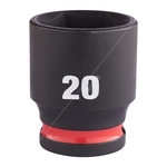 Milwaukee SHOCKWAVE Standard Impact Socket - 3/8 Inch Drive