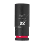 Milwaukee SHOCKWAVE Deep Impact Socket - 1/2 Inch Drive