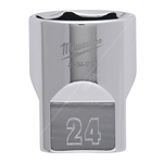 Milwaukee Standard Socket - Metric - 1/2 Inch Drive