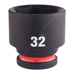 Milwaukee SHOCKWAVE Standard Impact Socket - 1/2 Inch Drive