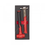 Milwaukee Ball Peen and Dead Blow Hammer with Foam Insert 