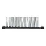 Milwaukee Deep Chrome Sockets - Metric - 3/8 Inch Drive
