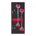 Milwaukee Double Open End Spanner - Foam Insert