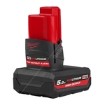 Milwaukee M12 5.0 Ah High Output Battery Pack